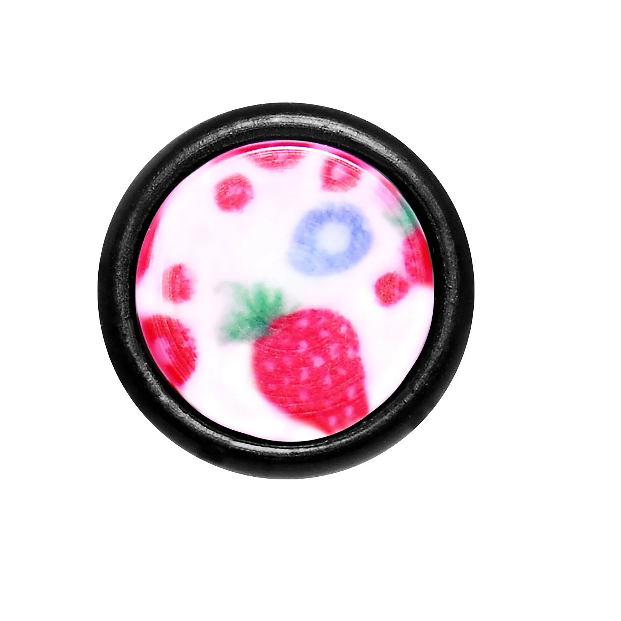 00 Gauge Strawberry Fake Taper Ear Plug