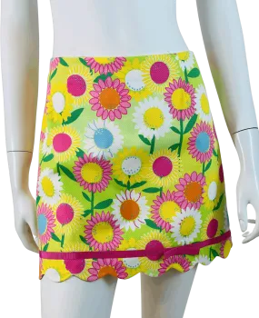 00's Sunflower Mini Skirt by Lilly Pulitzer