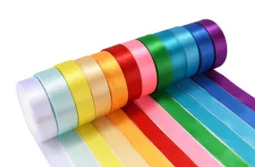 0.5in Satin Ribbon Rolls - 10meters