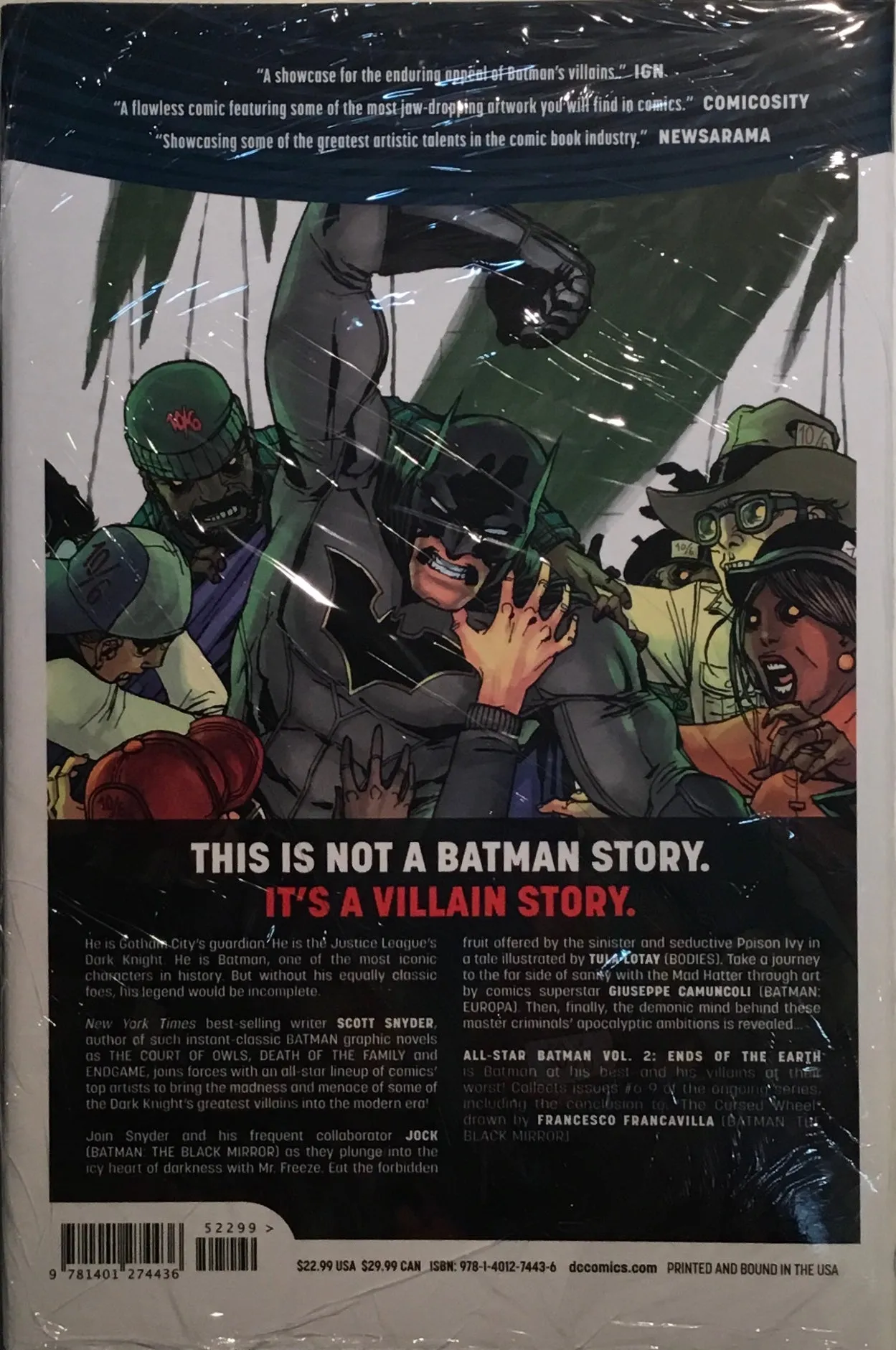 ALL STAR BATMAN VOLUME 2 ENDS OF THE EARTH HARDCOVER GRAPHIC NOVEL