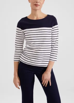 Avia Striped T-shirt 0124/2915/1144l00 White-Navy