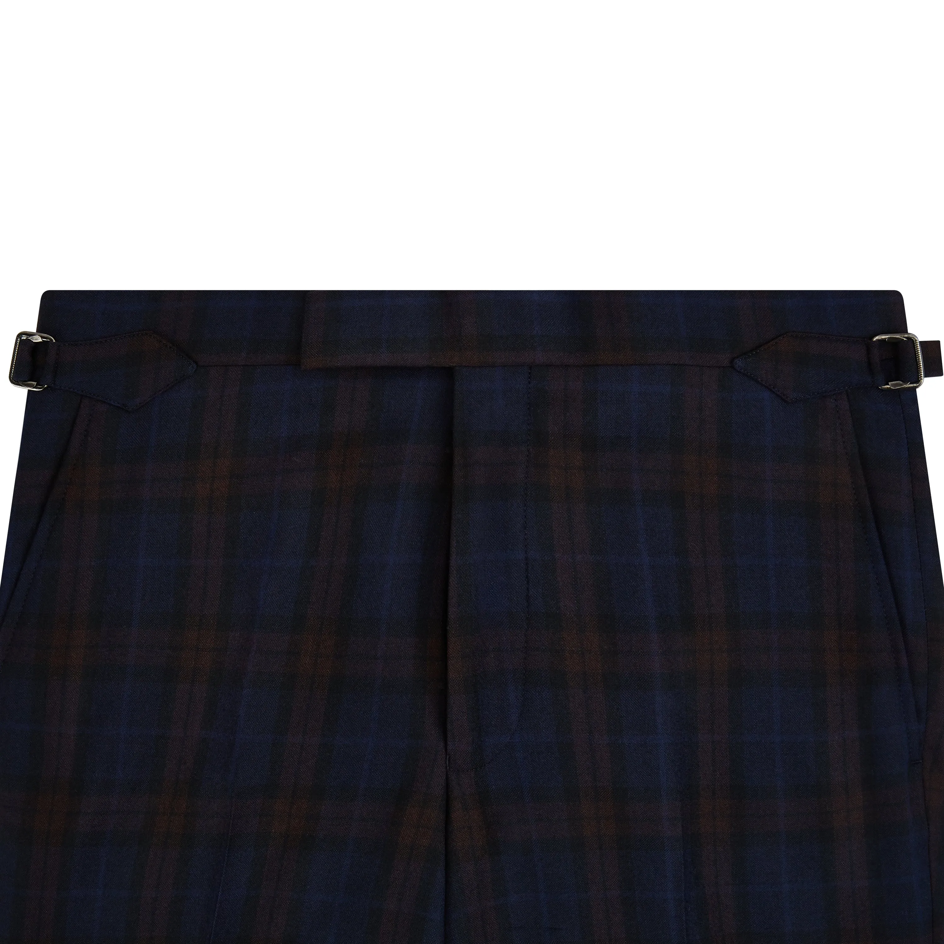 Barney Navy and Red Tartan Check Trouser