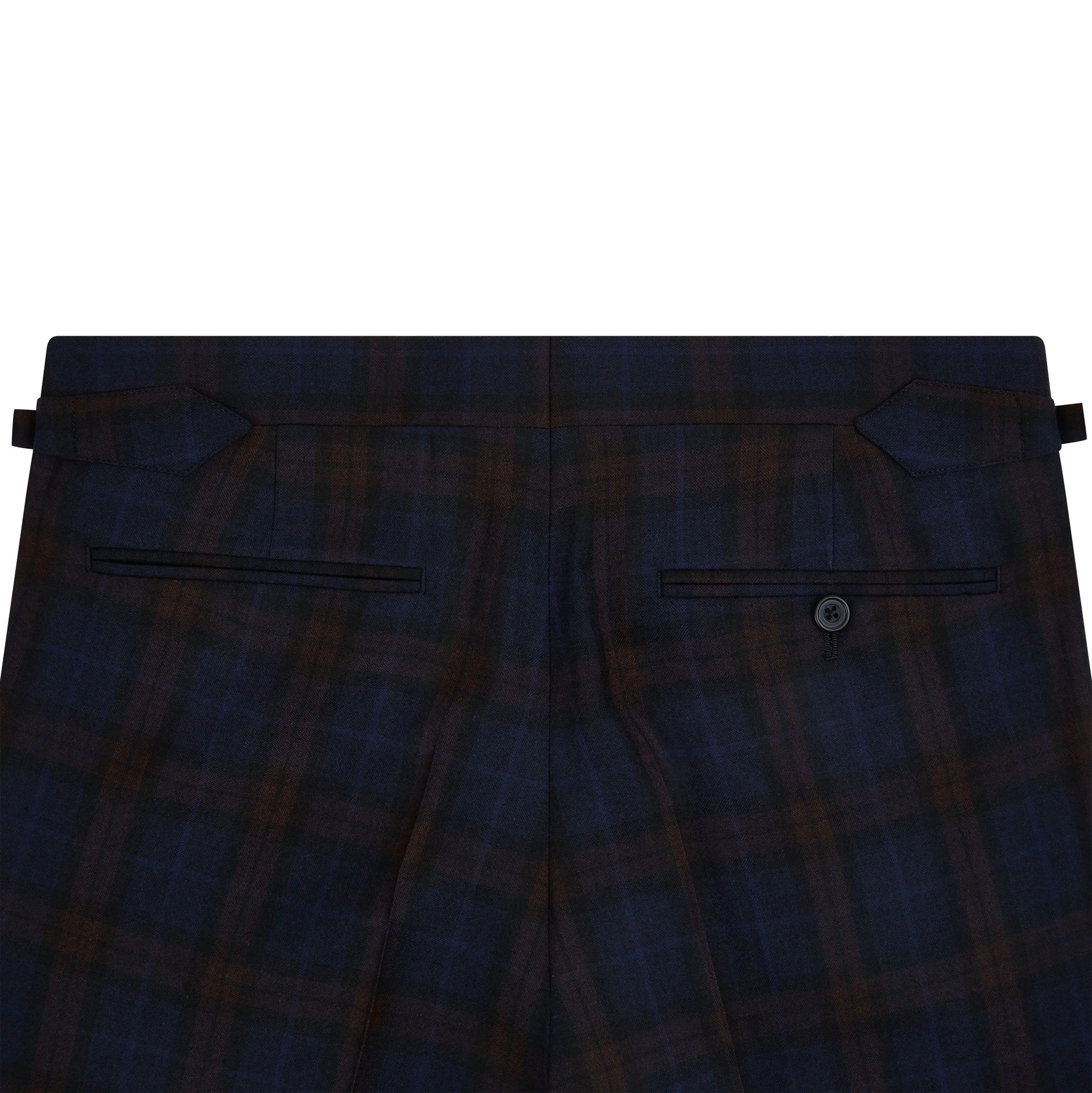 Barney Navy and Red Tartan Check Trouser