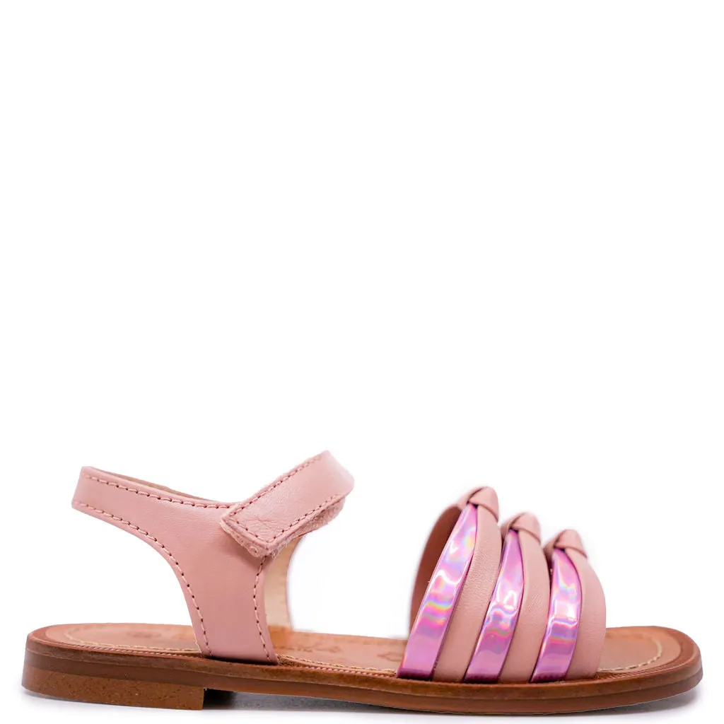 Beberlis Pink Knot Sandal