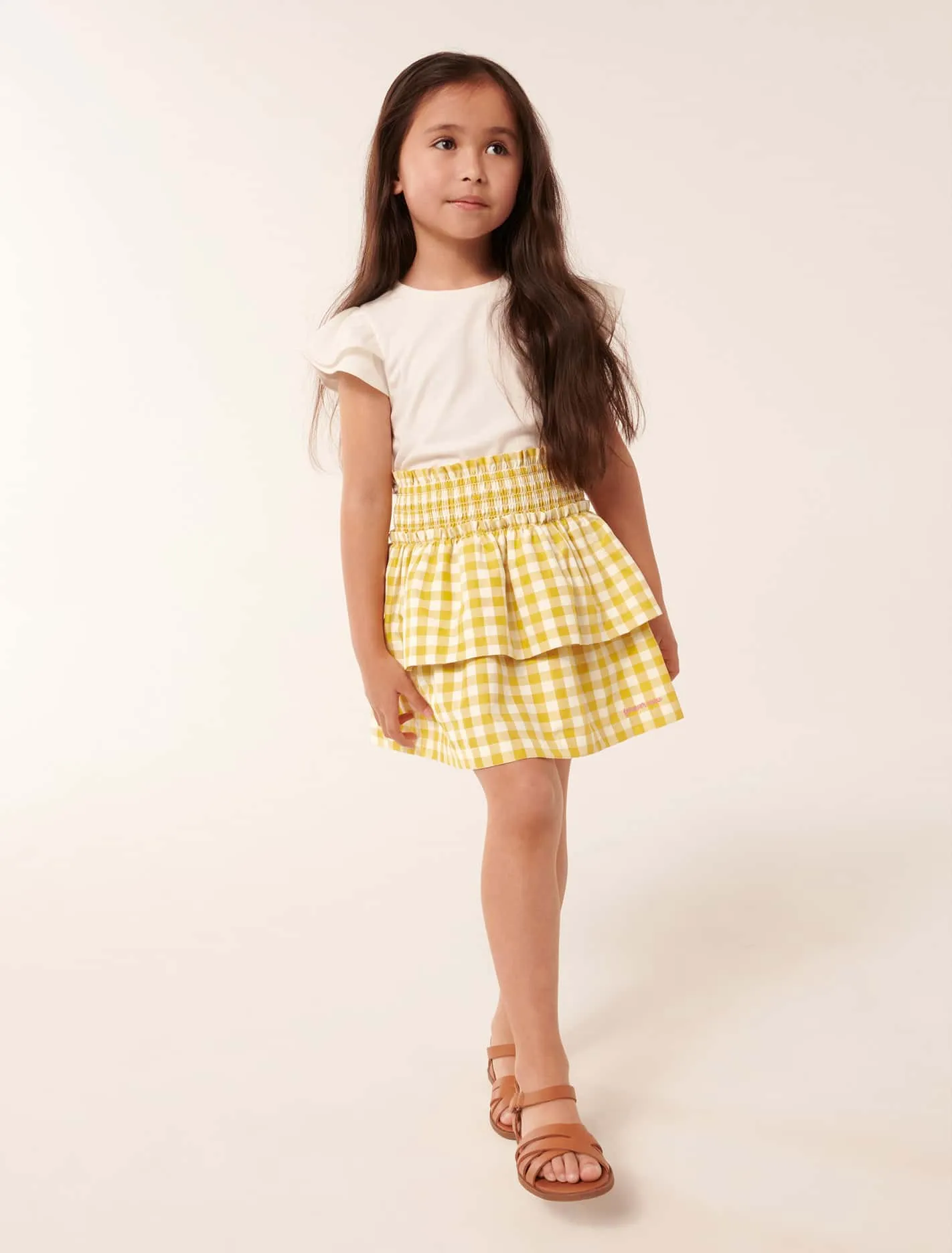 Billie Check Girls Skirt