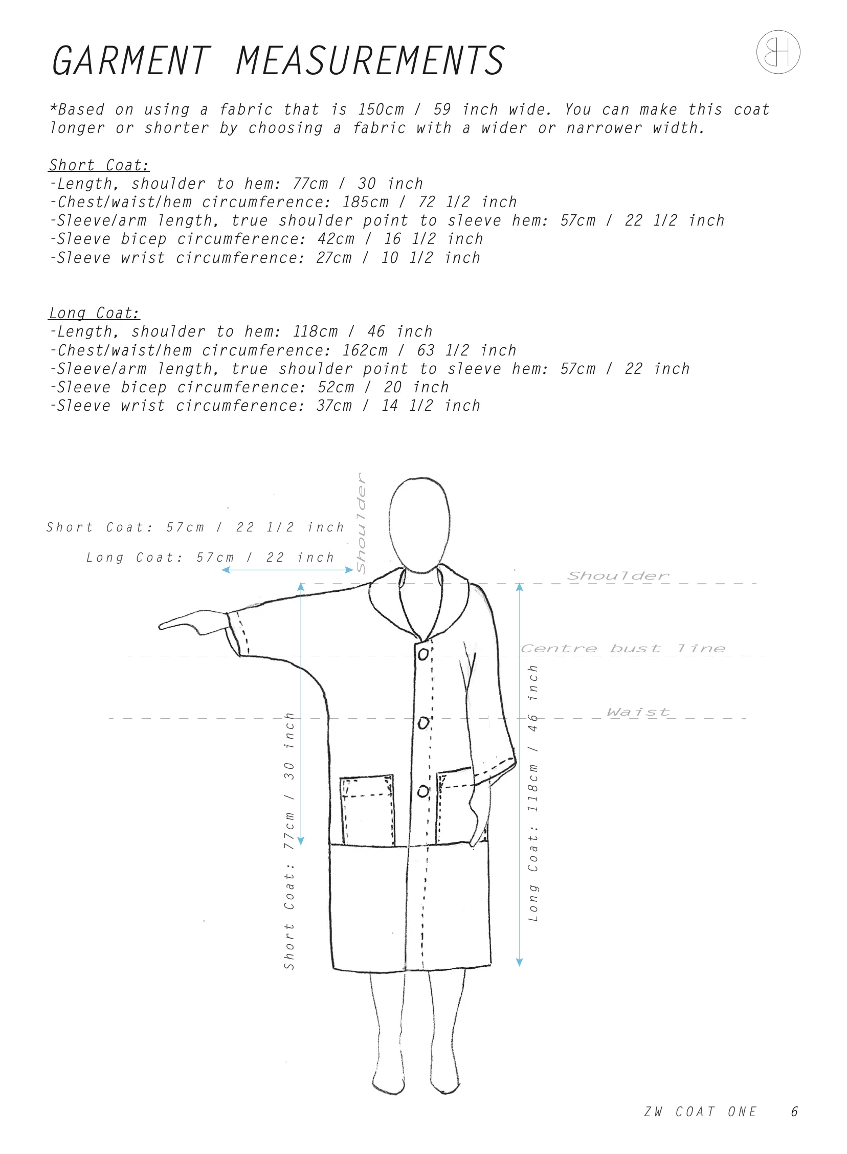 Birgitta Helmersson Unisex ZW Coat PDF