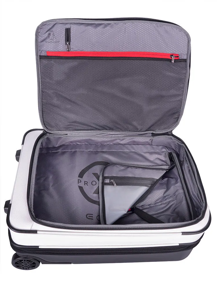 Cellini Pro X 2 Wheel Carry-On Pullman with Oversized Fastline Wheels | White