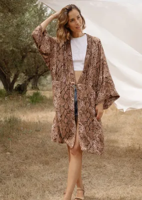 Charo Kimono // Serpent Print