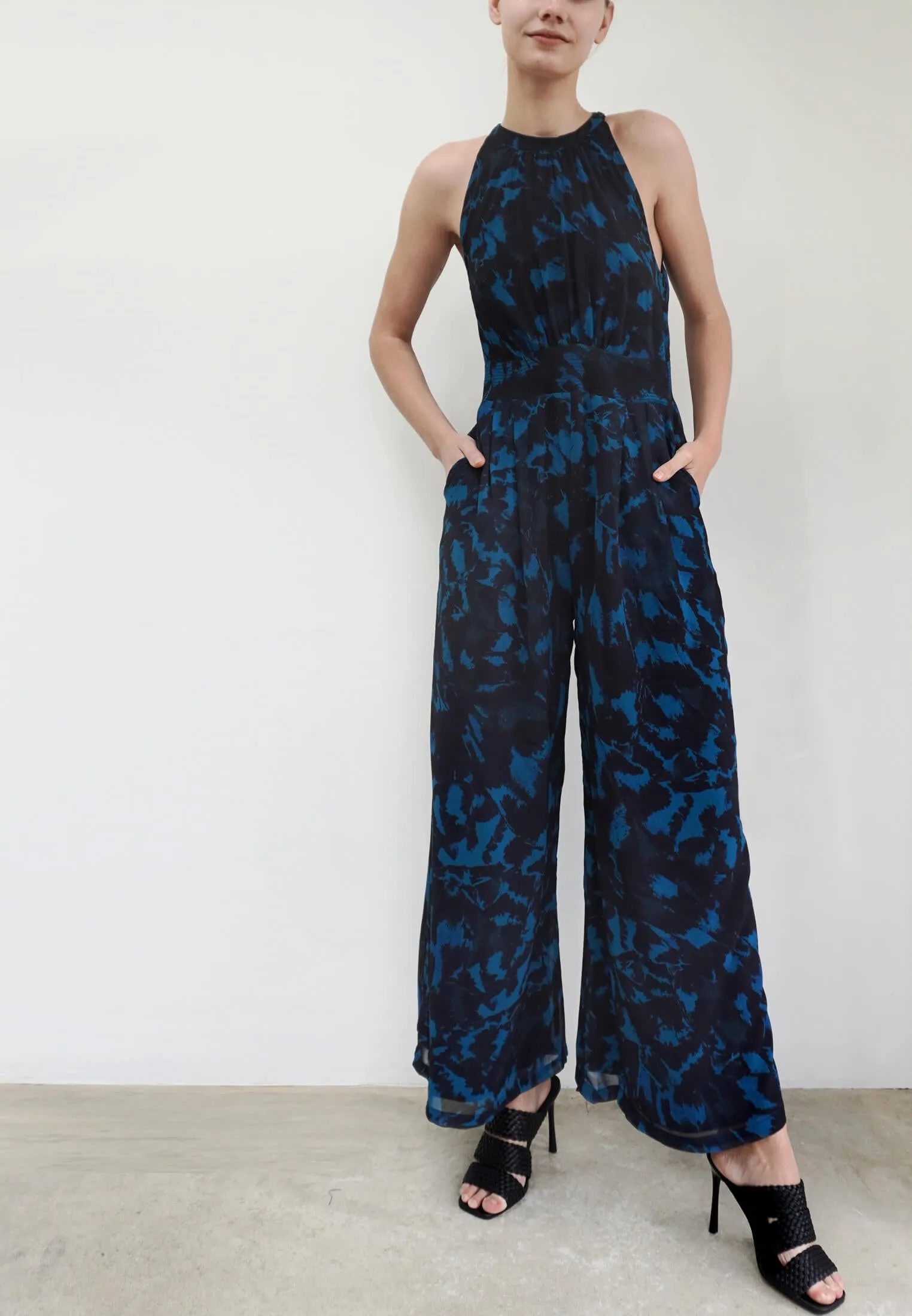 COSMIC JUMPSUIT DOWN PRINT