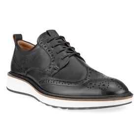 Ecco ST.1 Hybrid Black Wingtip Men's