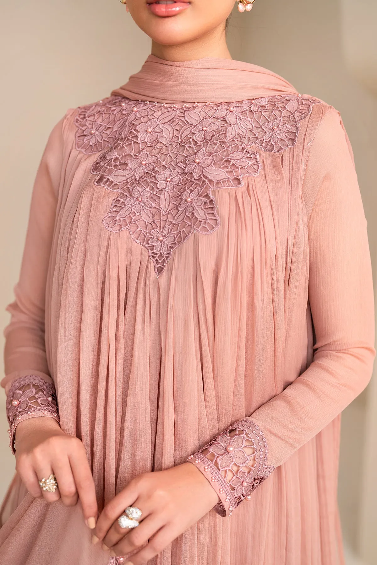 EMBROIDERED CHIFFON PR-923