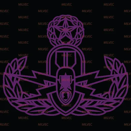 EOD Master with Purple Heart vinyl decal