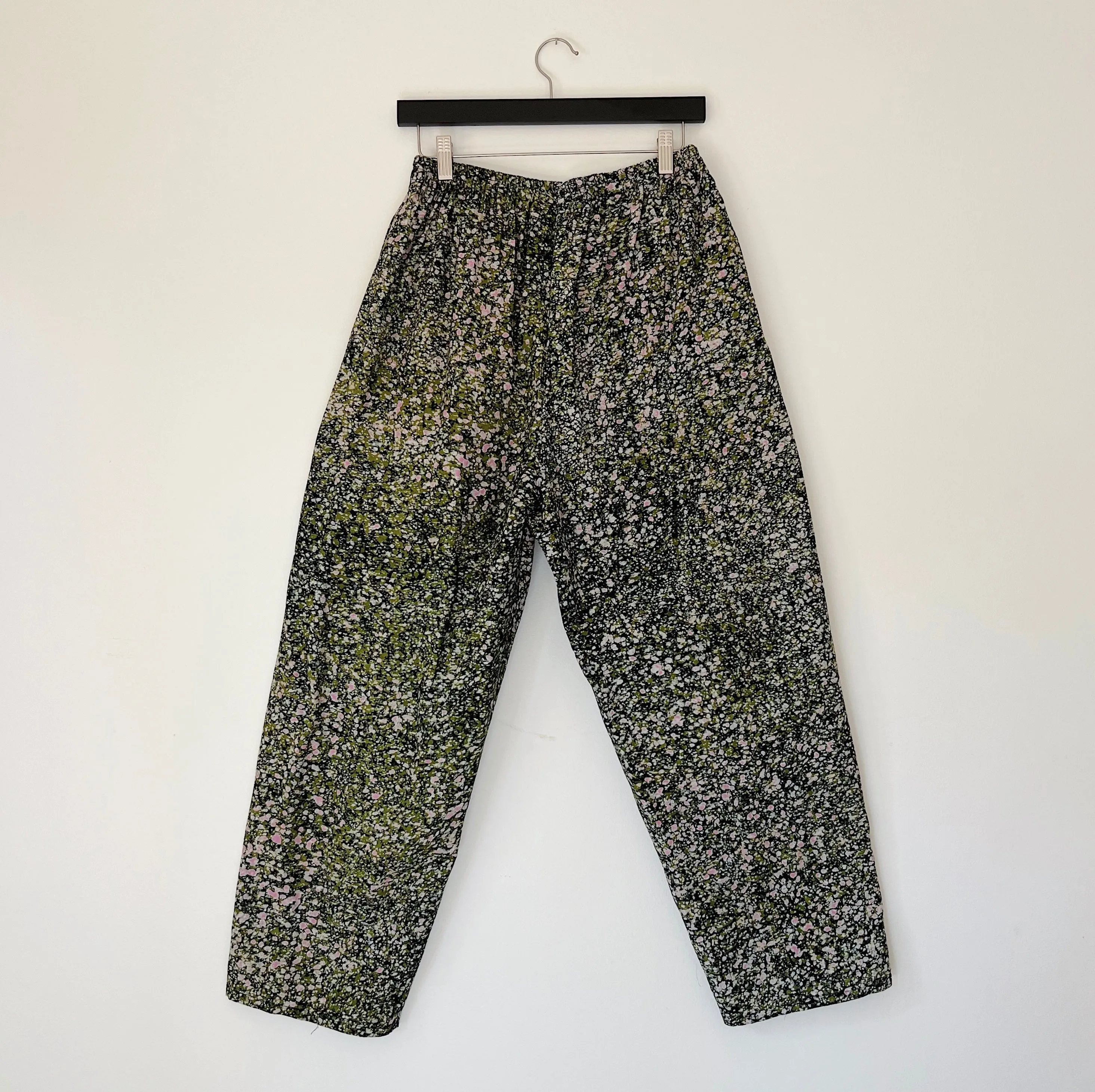 Fahari Bazaar | Lazy Pants in Green & Pink Speckle