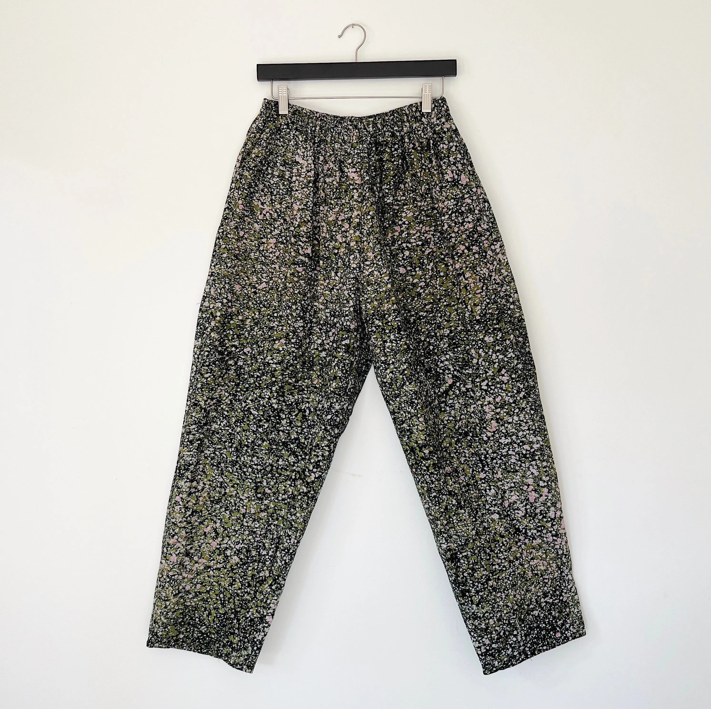 Fahari Bazaar | Lazy Pants in Green & Pink Speckle