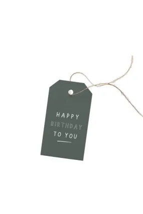 In The Daylight - Happy Birthday Eucalyptus - Gift Tag