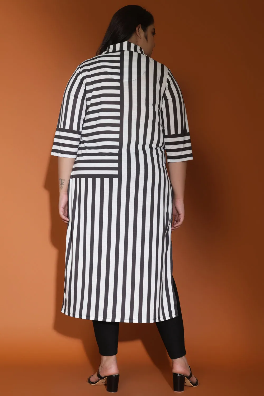 Interesting Stripes Printed Kurta