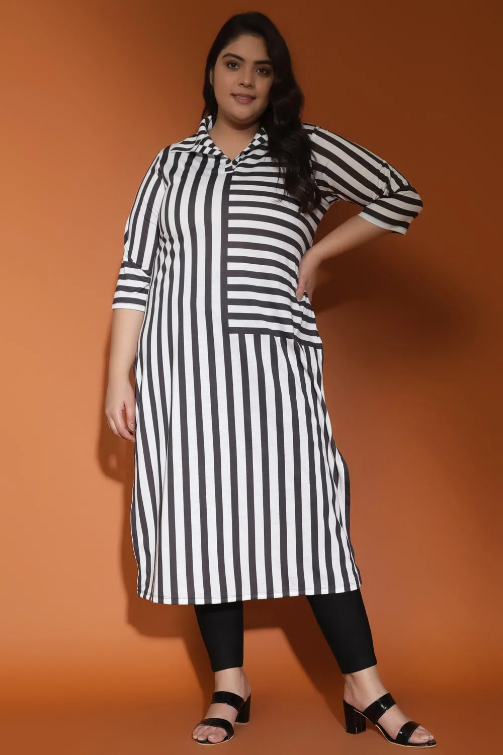 Interesting Stripes Printed Kurta