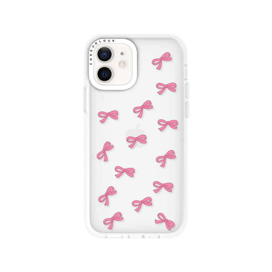 iPhone 12 Pink Ribbon Mini Phone Case