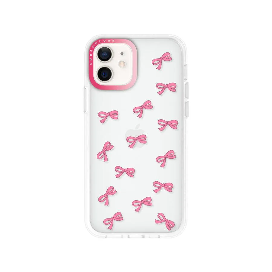 iPhone 12 Pink Ribbon Mini Phone Case