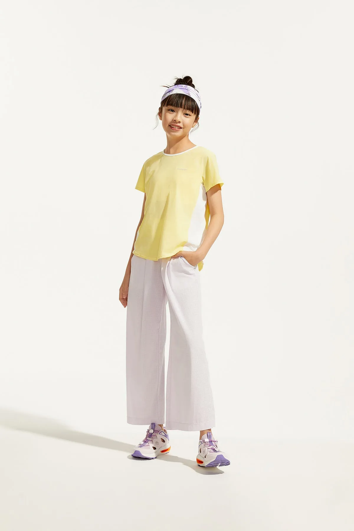 Lattice Color Block Short Sleeves