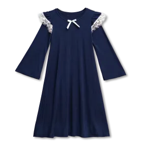 SARA - GIRLS NIGHTDRESS IN NAVY