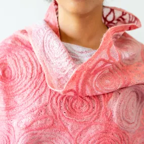 Spiral Shawl - Rose