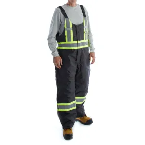 Terra Hi-Vis Men's Insulated Bib Work Overall 116507 - Black