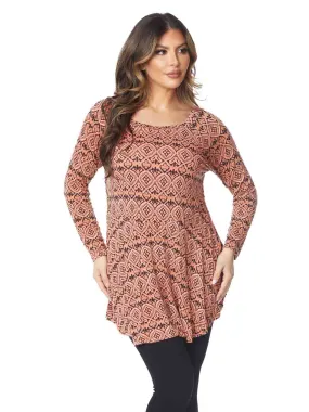 Tianello  "Zadora" Printed Knit "Sochie" Tunic