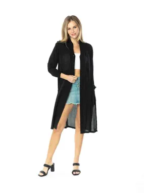 Tianello Sueded CUPRO™   Long "SELENA"  Duster Jacket