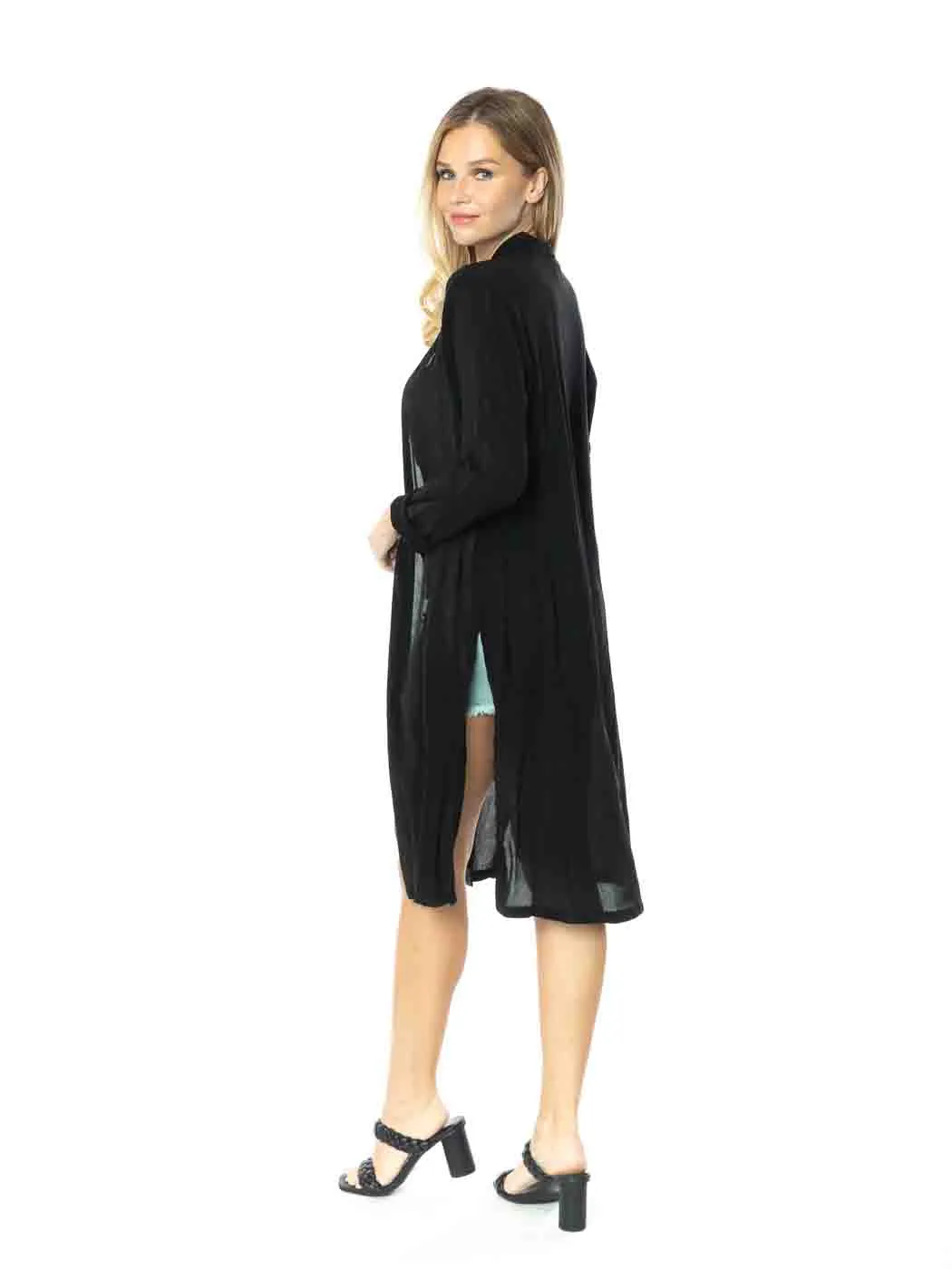 Tianello Sueded CUPRO™   Long "SELENA"  Duster Jacket